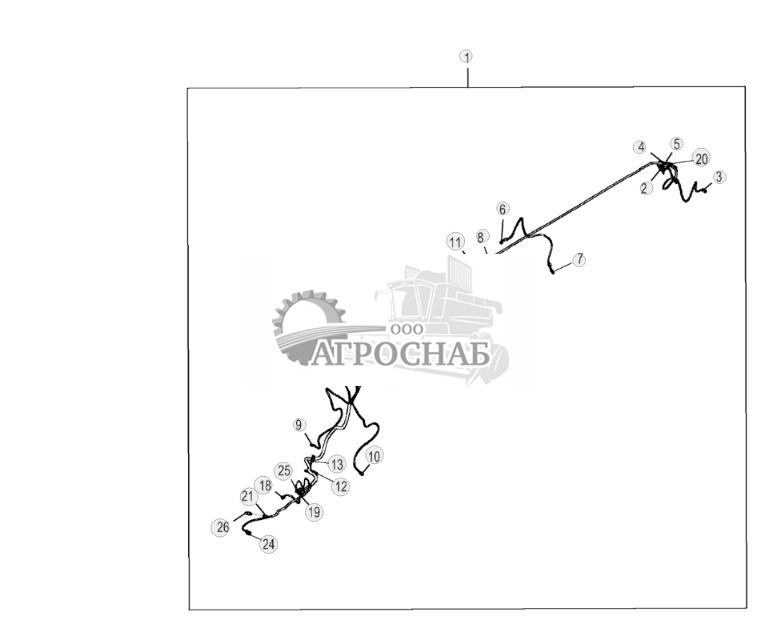 Жгут проводов и разъемы передней платформы - ST824263 395.jpg